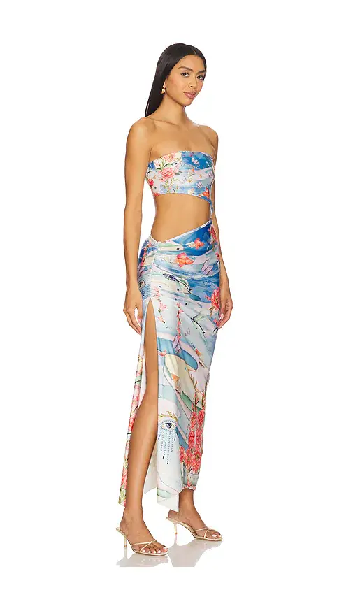Agua Bendita Gwen Nacar Dress | Thumbnail 2 Agua Bendita Gwen Nacar Dress | Thumbnail 2
