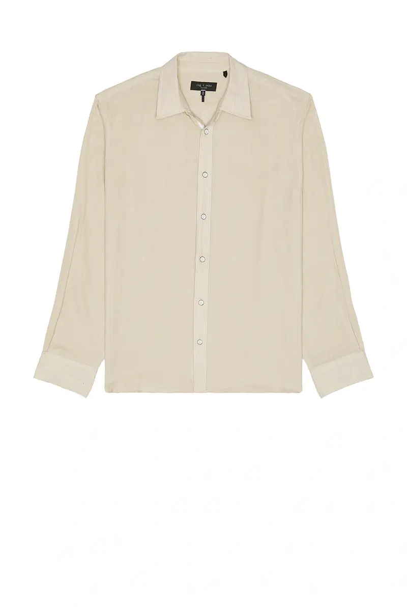 rag & bone Finch Gauze Stripe Shirt