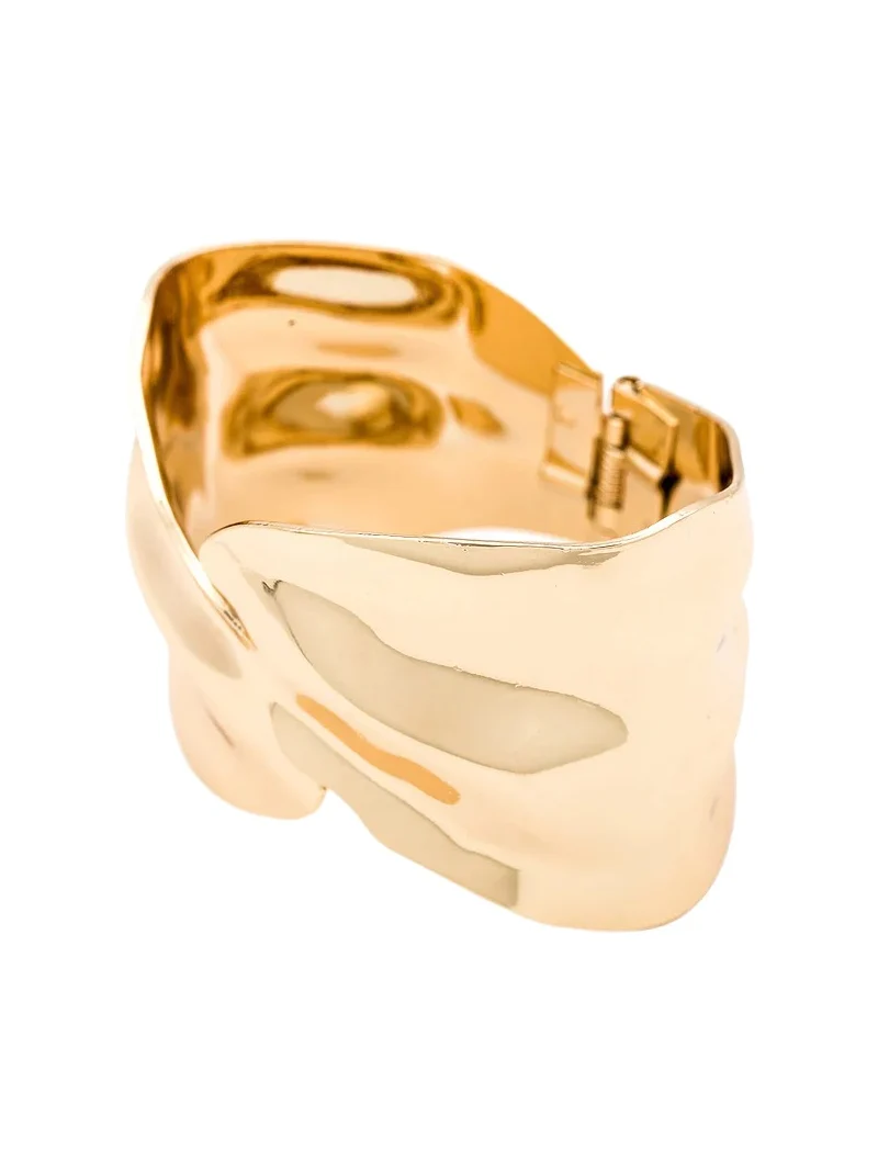 Ettika Abstract Textured Cuff Bracelet