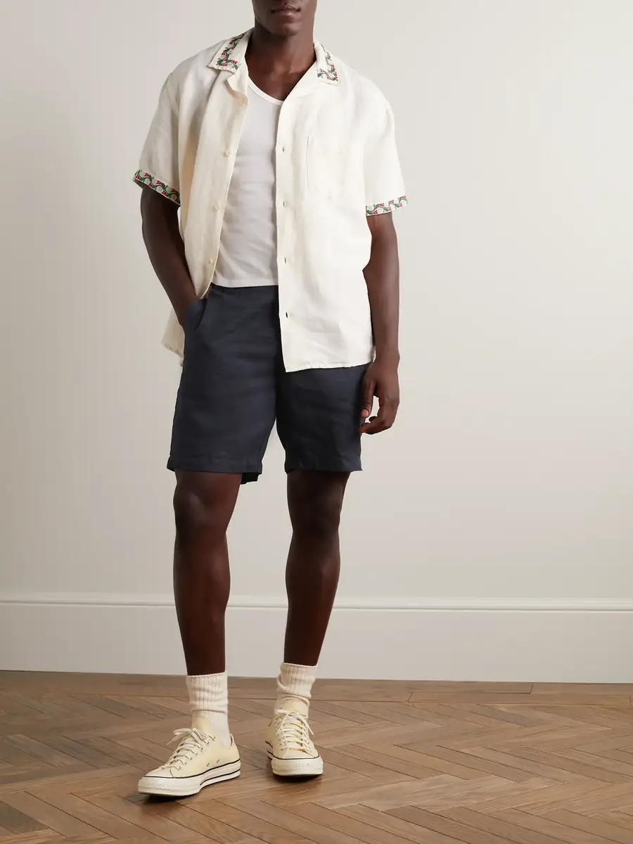 Orlebar Brown Cornell Slim-Fit Linen Shorts - Men | Thumbnail 2 Orlebar Brown Cornell Slim-Fit Linen Shorts - Men | Thumbnail 2