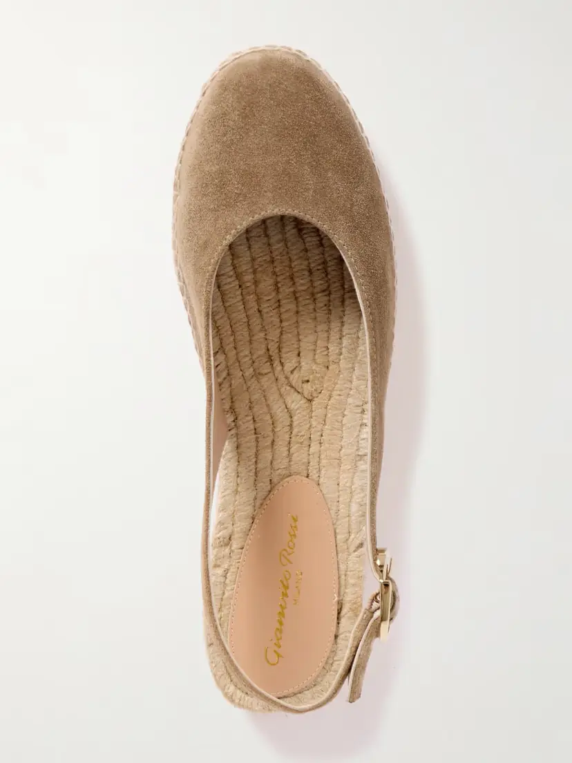 Gianvito Rossi Paz Suede Slingback Espadrilles | Thumbnail 5