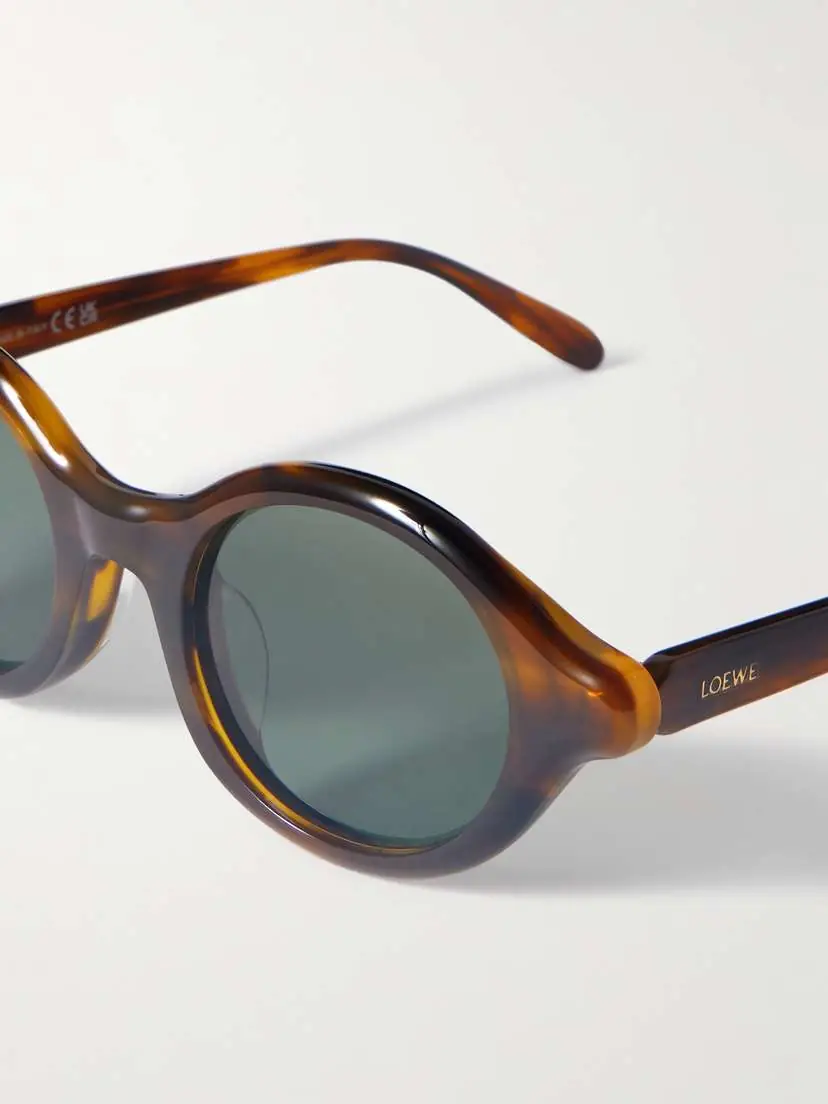 Loewe Round-frame Tortoiseshell Acetate Sunglasses | Thumbnail 4 Loewe Round-frame Tortoiseshell Acetate Sunglasses | Thumbnail 4