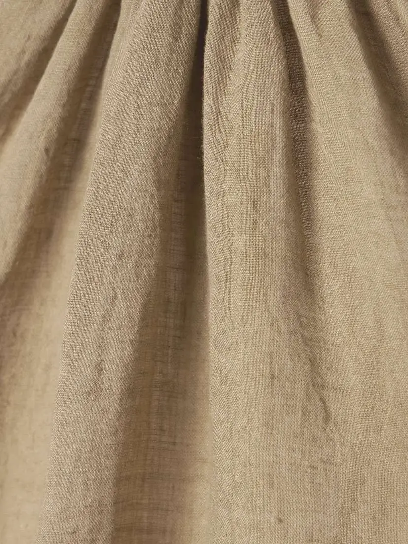 Nili Lotan Lelia Open-back Linen-voile Halterneck Maxi Dress | Thumbnail 4 Nili Lotan Lelia Open-back Linen-voile Halterneck Maxi Dress | Thumbnail 4