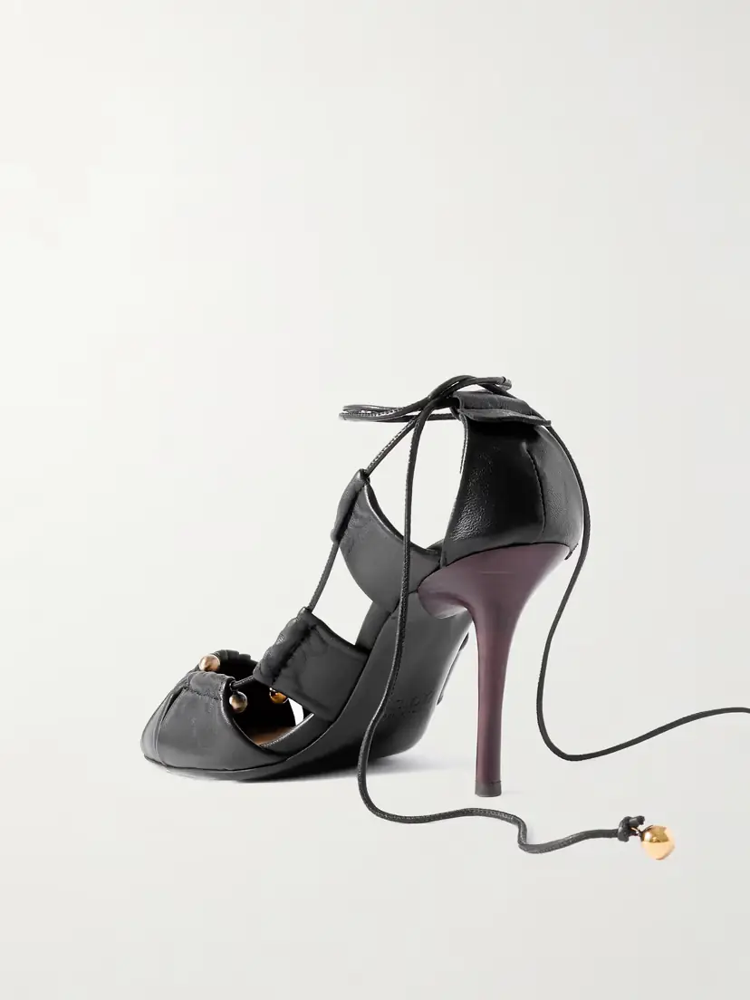 Chloé Embellished Cutout Leather Pumps | Thumbnail 3 Chloé Embellished Cutout Leather Pumps | Thumbnail 3