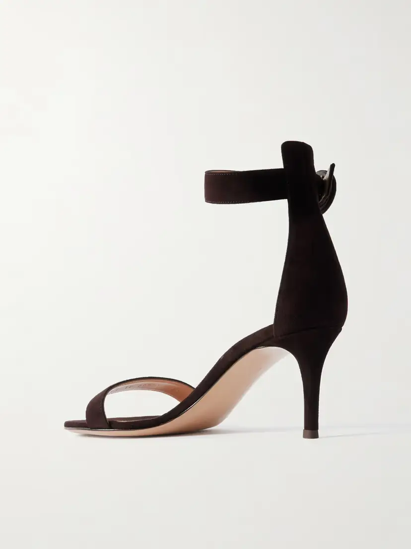 Gianvito Rossi Portofino 70 Suede Sandals | Thumbnail 3 Gianvito Rossi Portofino 70 Suede Sandals | Thumbnail 3