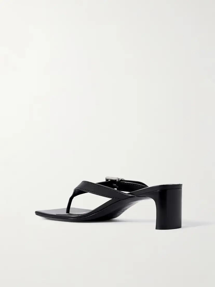 Balenciaga Bel Air Buckled Leather Sandals | Thumbnail 3 Balenciaga Bel Air Buckled Leather Sandals | Thumbnail 3