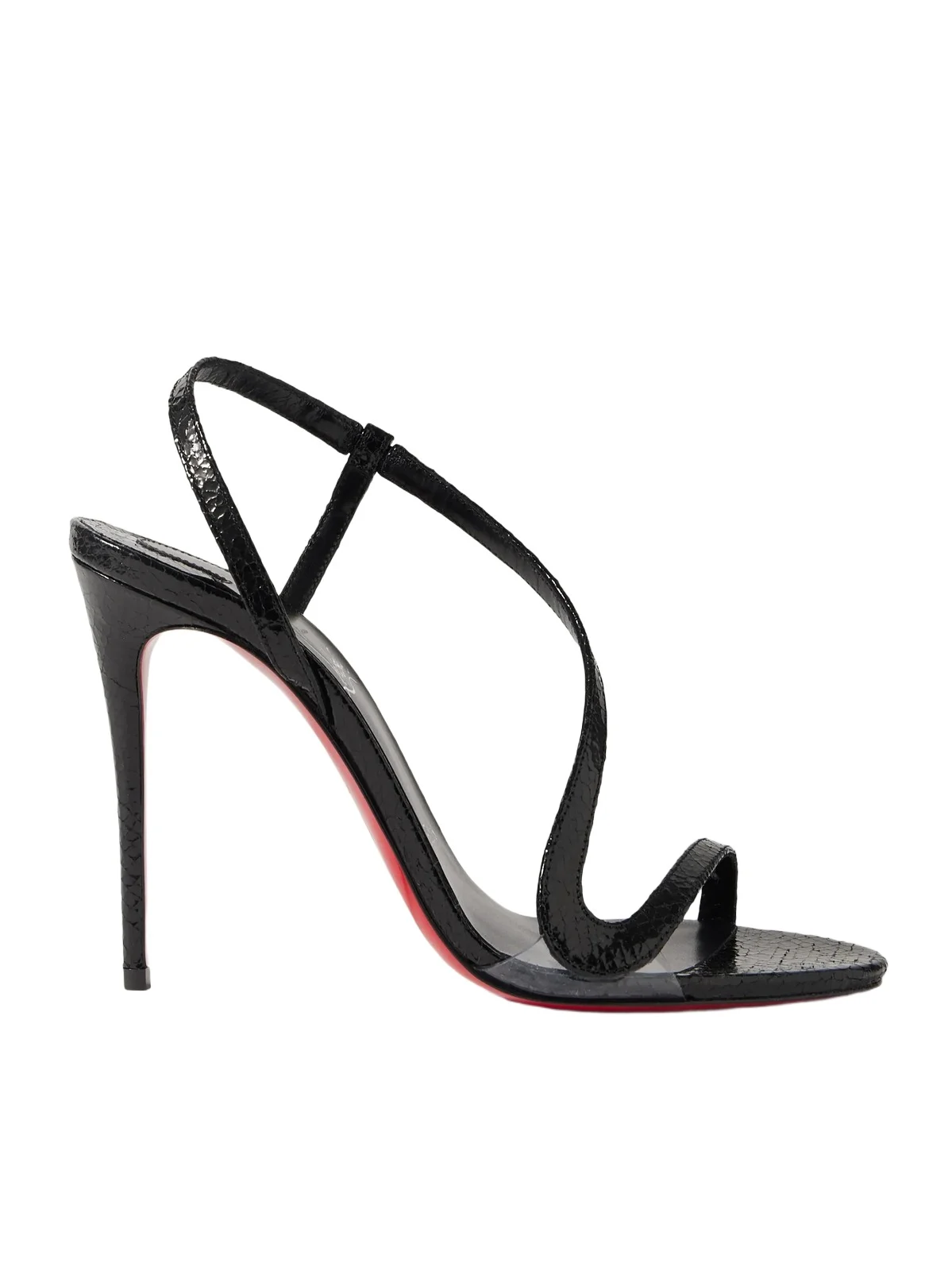 Rosalie 100 Cracked-leather Sandals Rosalie 100 Cracked-leather Sandals