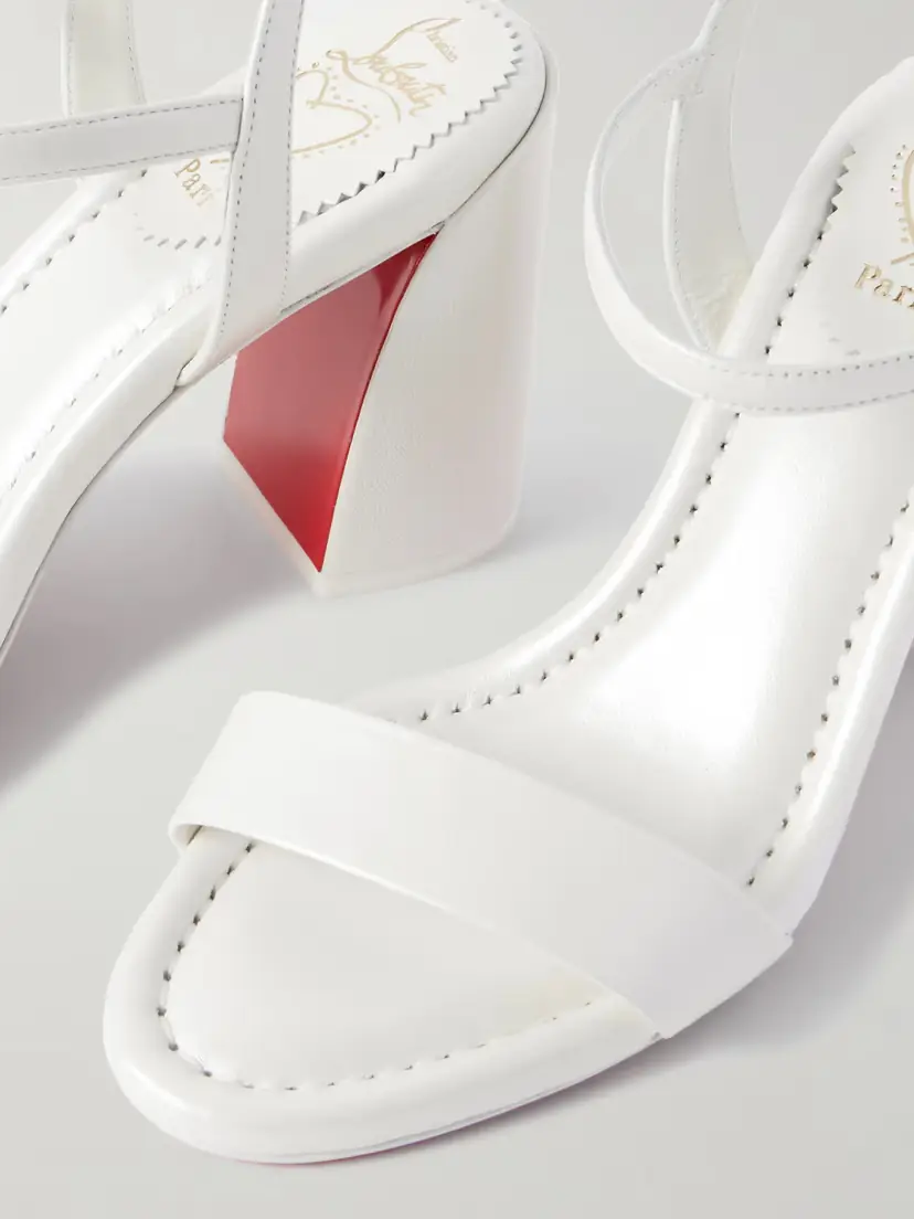 Christian Louboutin Miss Jane 85 Pearlescent Leather Sandals | Thumbnail 4 Christian Louboutin Miss Jane 85 Pearlescent Leather Sandals | Thumbnail 4