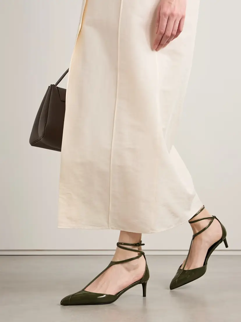 Khaite Mia Patent-leather Pumps | Thumbnail 2