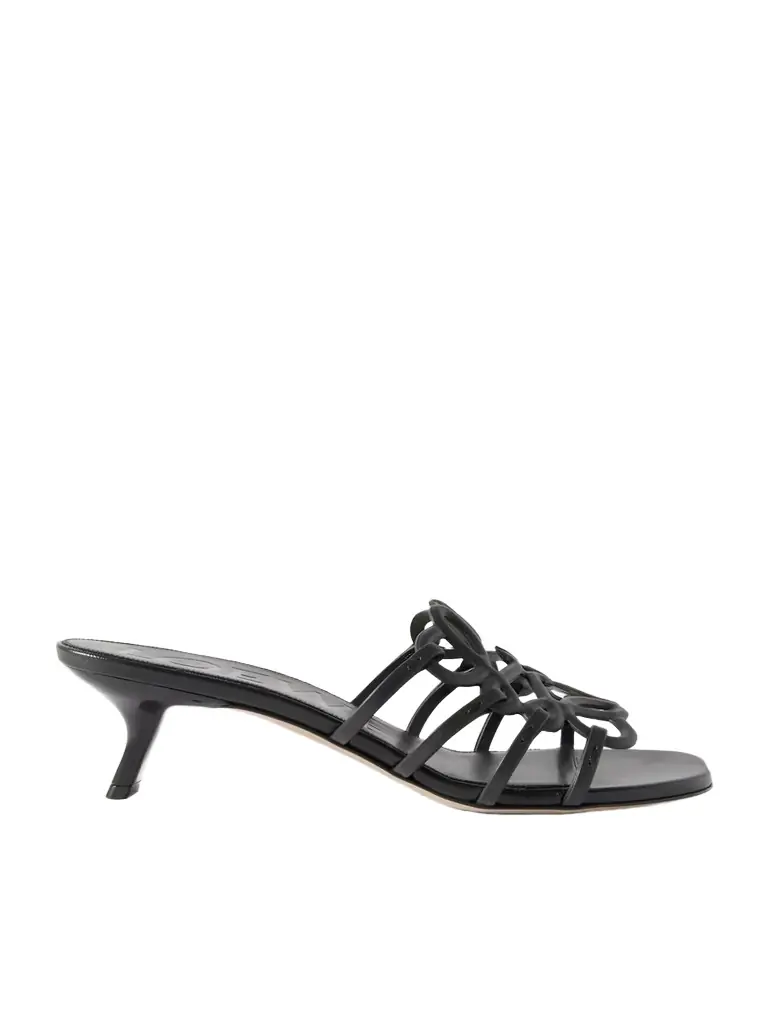 Loewe + Paula's Ibiza Petal Anagram Leather Sandals | Image 1 Loewe + Paula's Ibiza Petal Anagram Leather Sandals | Image 1