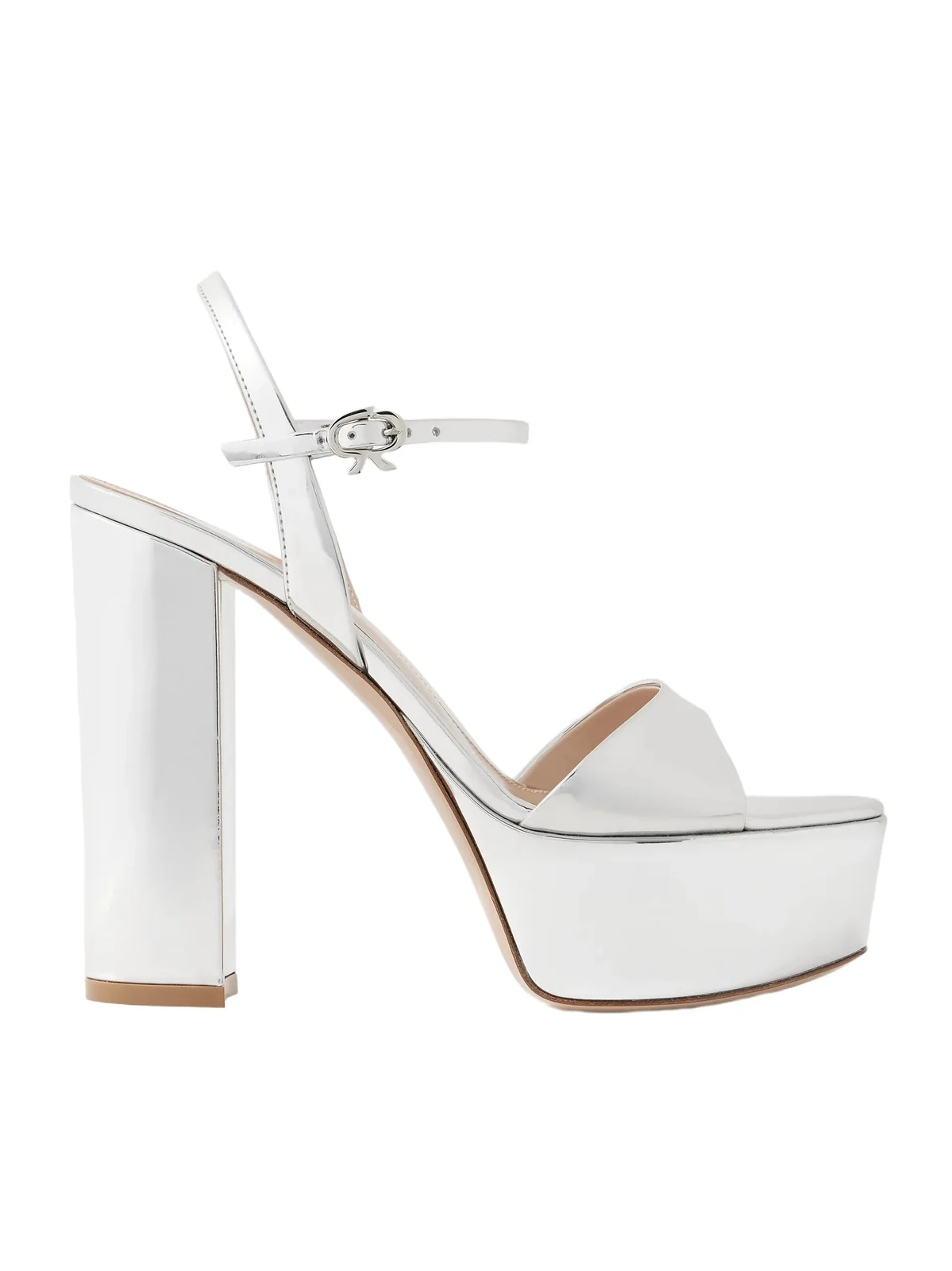 Marlena 85 Mirrored-leather Platform Sandals Marlena 85 Mirrored-leather Platform Sandals