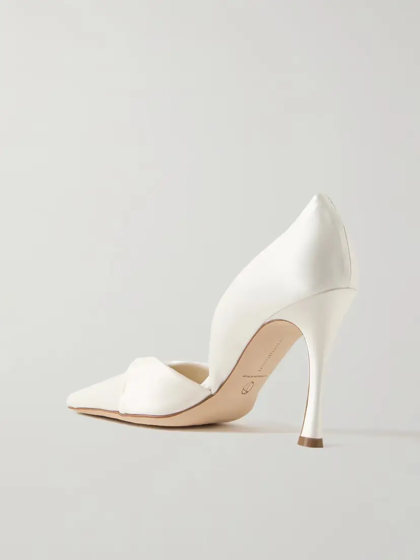 Danielle Frankel Kennedy Satin Pumps | Thumbnail 3 Danielle Frankel Kennedy Satin Pumps | Thumbnail 3