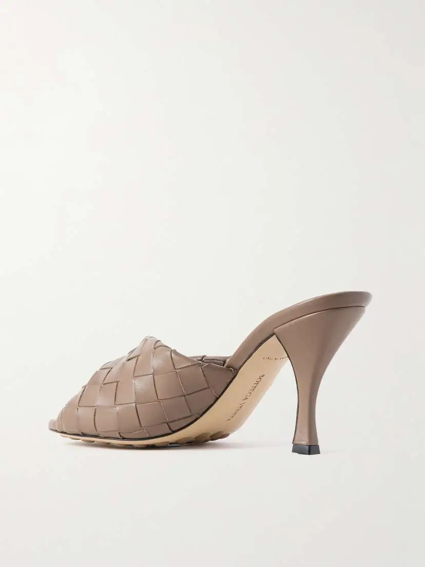 Bottega Veneta Blink Twisted Intrecciato Leather Mules | Thumbnail 3 Bottega Veneta Blink Twisted Intrecciato Leather Mules | Thumbnail 3