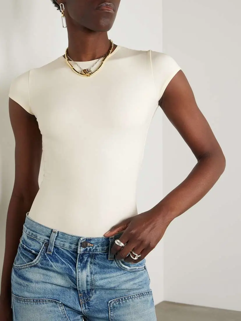Commando Butter Luxe Stretch-micro Modal Bodysuit | Thumbnail 2 Commando Butter Luxe Stretch-micro Modal Bodysuit | Thumbnail 2