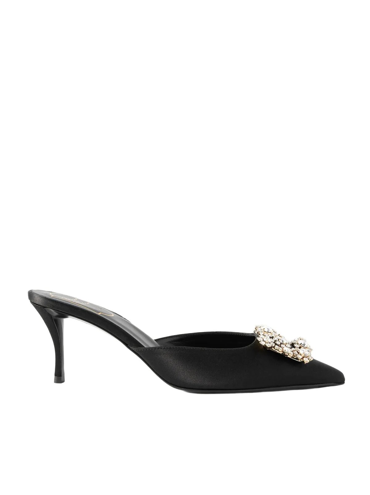 Efflorescence 65 Embellished Satin Mules