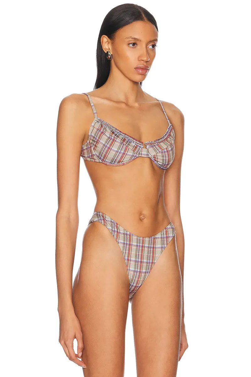 Heavy Manners Ruffled Up Underwire Bikini Top | Thumbnail 2