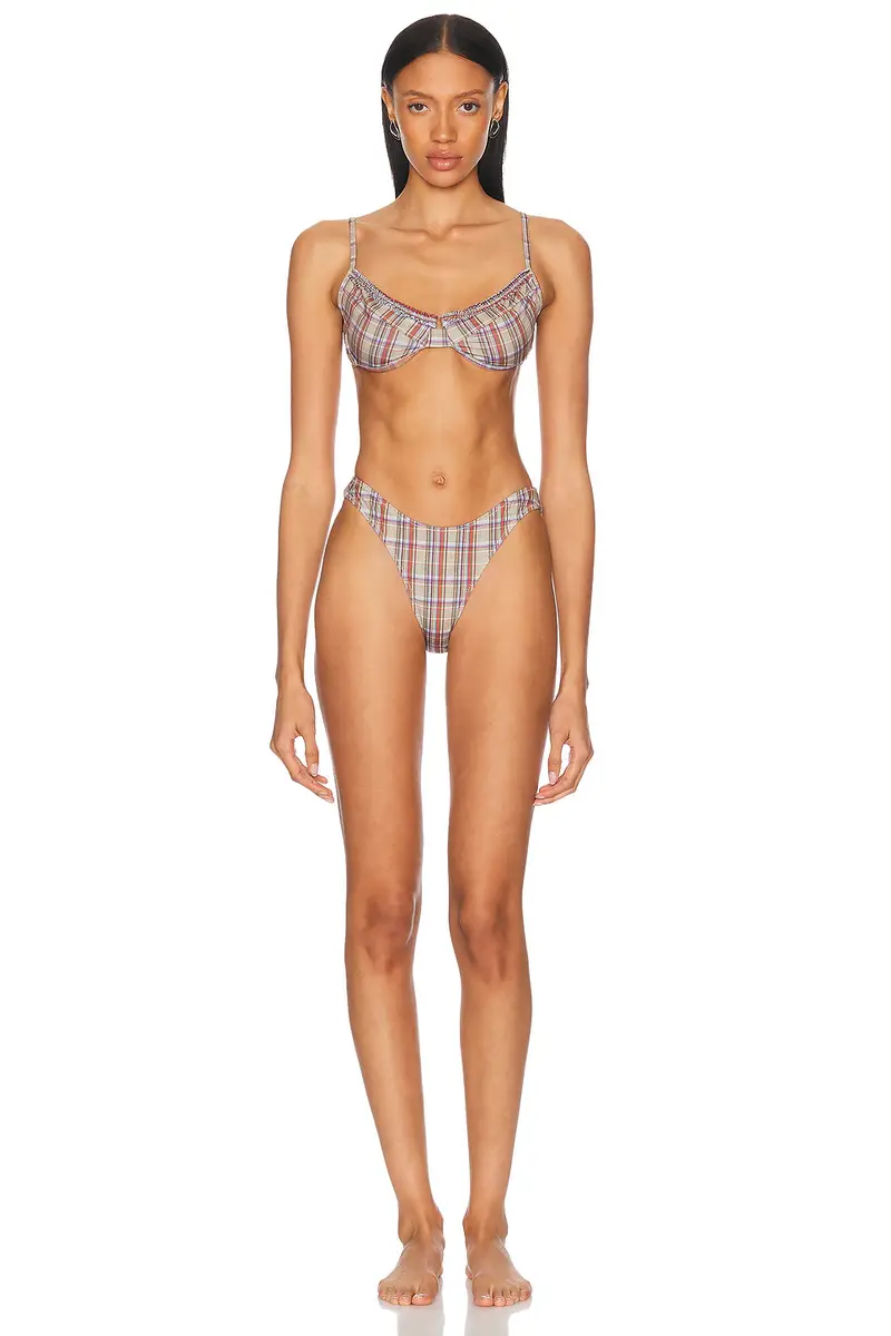 Heavy Manners Ruffled Up Underwire Bikini Top | Thumbnail 4