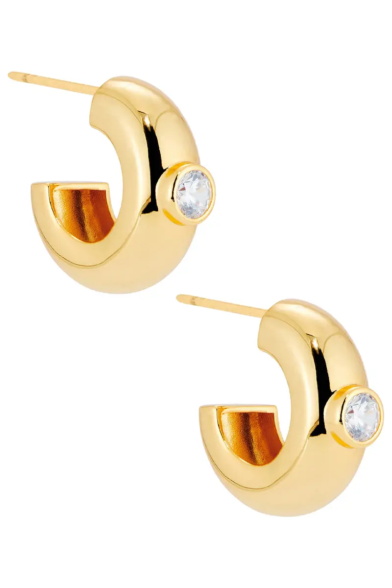 MÉGA Large Cz Donut Earring | Image 1 MÉGA Large Cz Donut Earring | Image 1