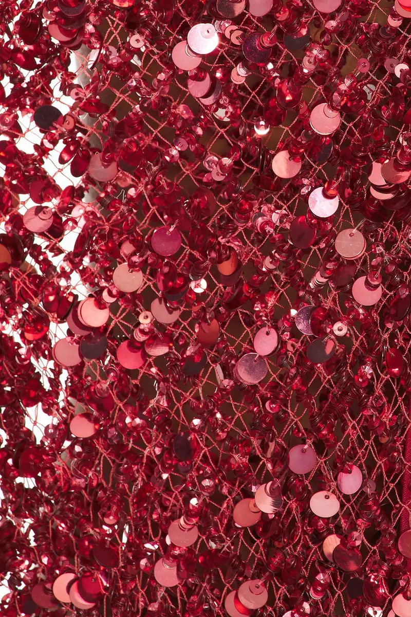 Lapointe Net Mesh Sequin Tank Gown | Thumbnail 4 Lapointe Net Mesh Sequin Tank Gown | Thumbnail 4