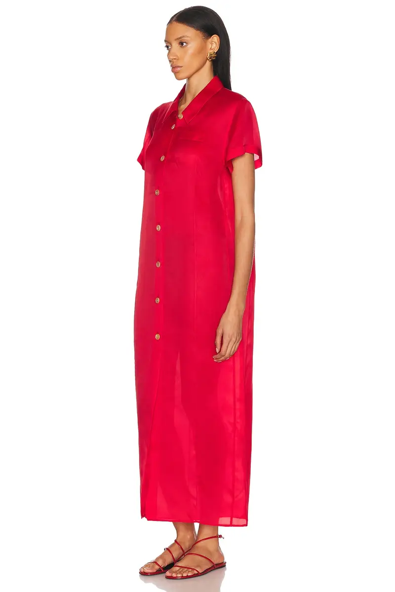 KHAITE Effy Organza Dress | Thumbnail 3 KHAITE Effy Organza Dress | Thumbnail 3