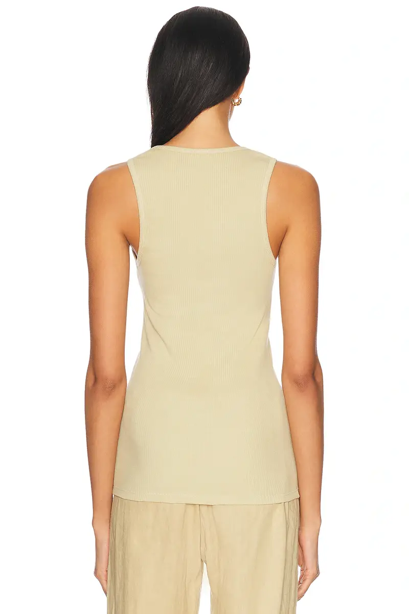 ENZA COSTA Cotton Rib Scoop Tank Top | Thumbnail 3 ENZA COSTA Cotton Rib Scoop Tank Top | Thumbnail 3