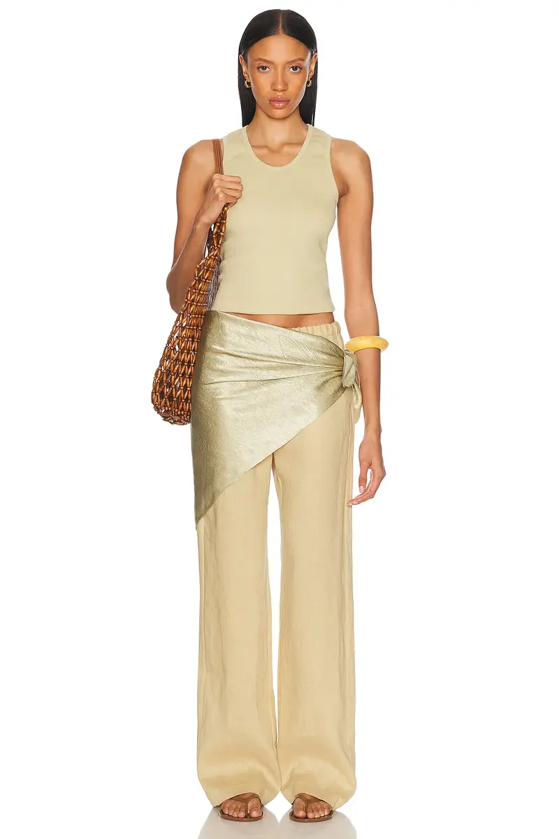 ENZA COSTA Cotton Rib Scoop Tank Top | Thumbnail 4 ENZA COSTA Cotton Rib Scoop Tank Top | Thumbnail 4
