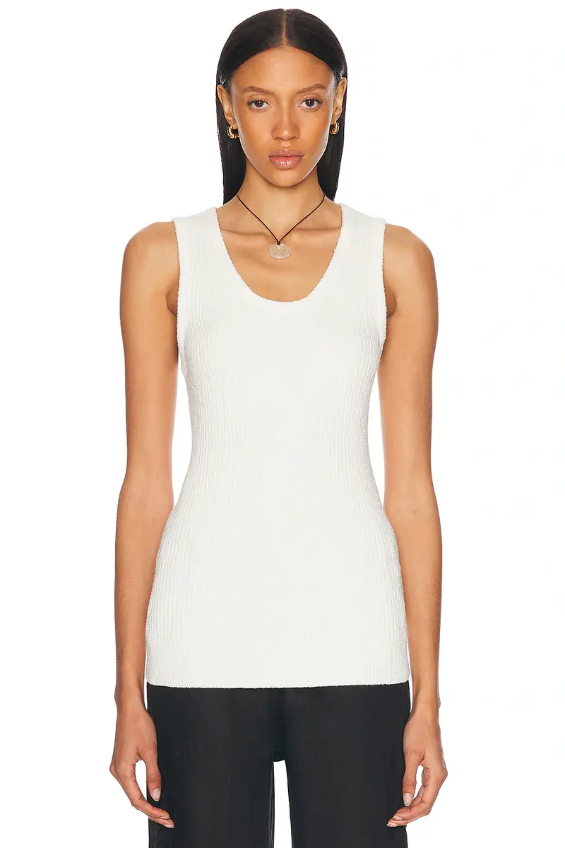 Enza Costa Boucle Knit Tunic Top | Image 1 Enza Costa Boucle Knit Tunic Top | Image 1