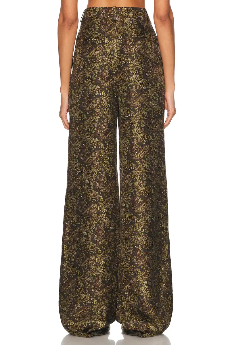 Saint Laurent Wide Leg Pant | Thumbnail 4 Saint Laurent Wide Leg Pant | Thumbnail 4