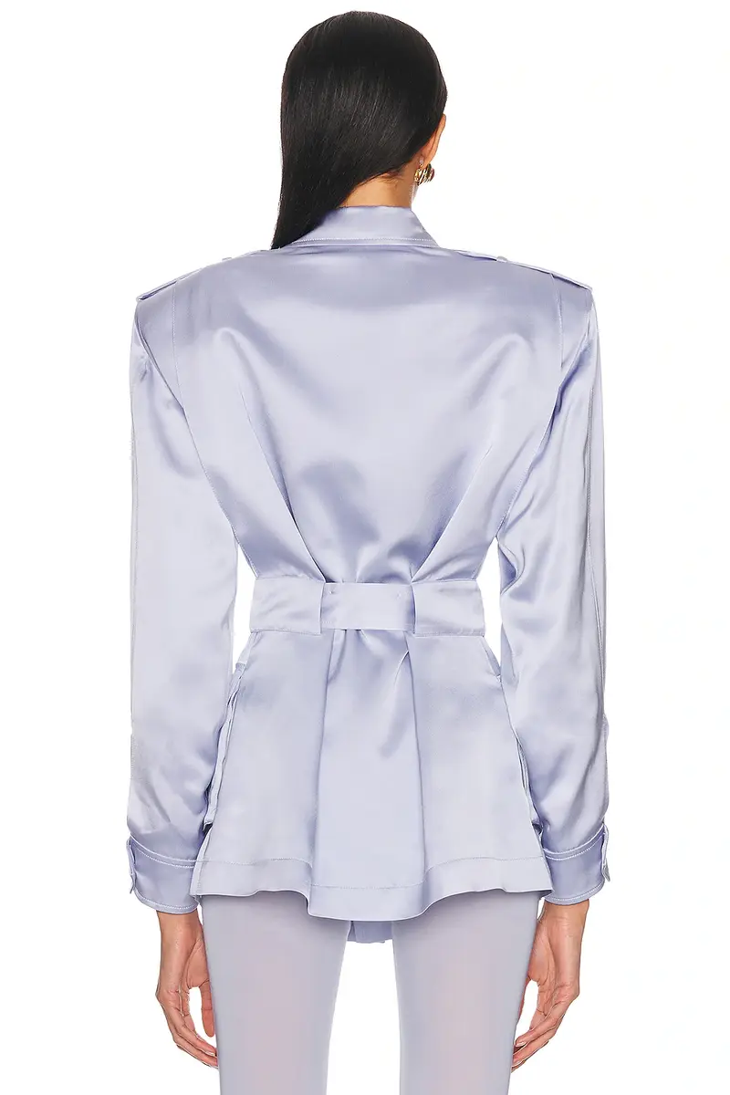 Alexandre Vauthier Satin Tailoring Jacket | Thumbnail 4 Alexandre Vauthier Satin Tailoring Jacket | Thumbnail 4