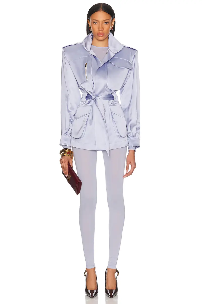 Alexandre Vauthier Satin Tailoring Jacket | Thumbnail 5 Alexandre Vauthier Satin Tailoring Jacket | Thumbnail 5