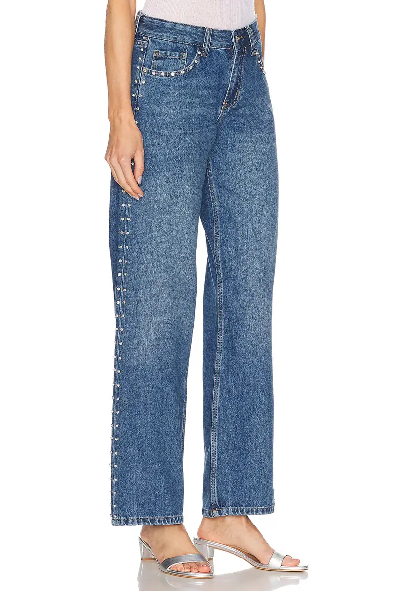 Sandy Liang Updo Straight Leg Jeans | Thumbnail 2 Sandy Liang Updo Straight Leg Jeans | Thumbnail 2