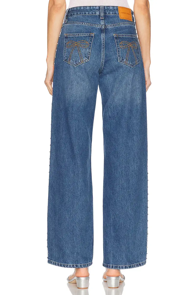 Sandy Liang Updo Straight Leg Jeans | Thumbnail 4 Sandy Liang Updo Straight Leg Jeans | Thumbnail 4