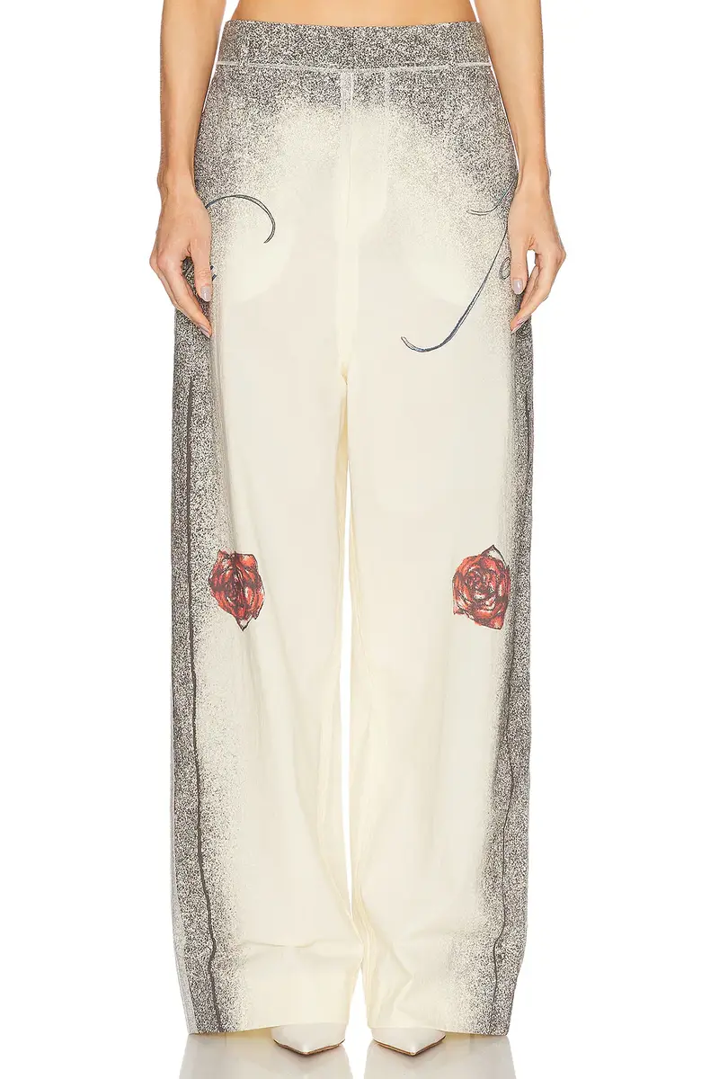 Jean Paul Gaultier Tattoo Tailored Pant | Image 1 Jean Paul Gaultier Tattoo Tailored Pant | Image 1