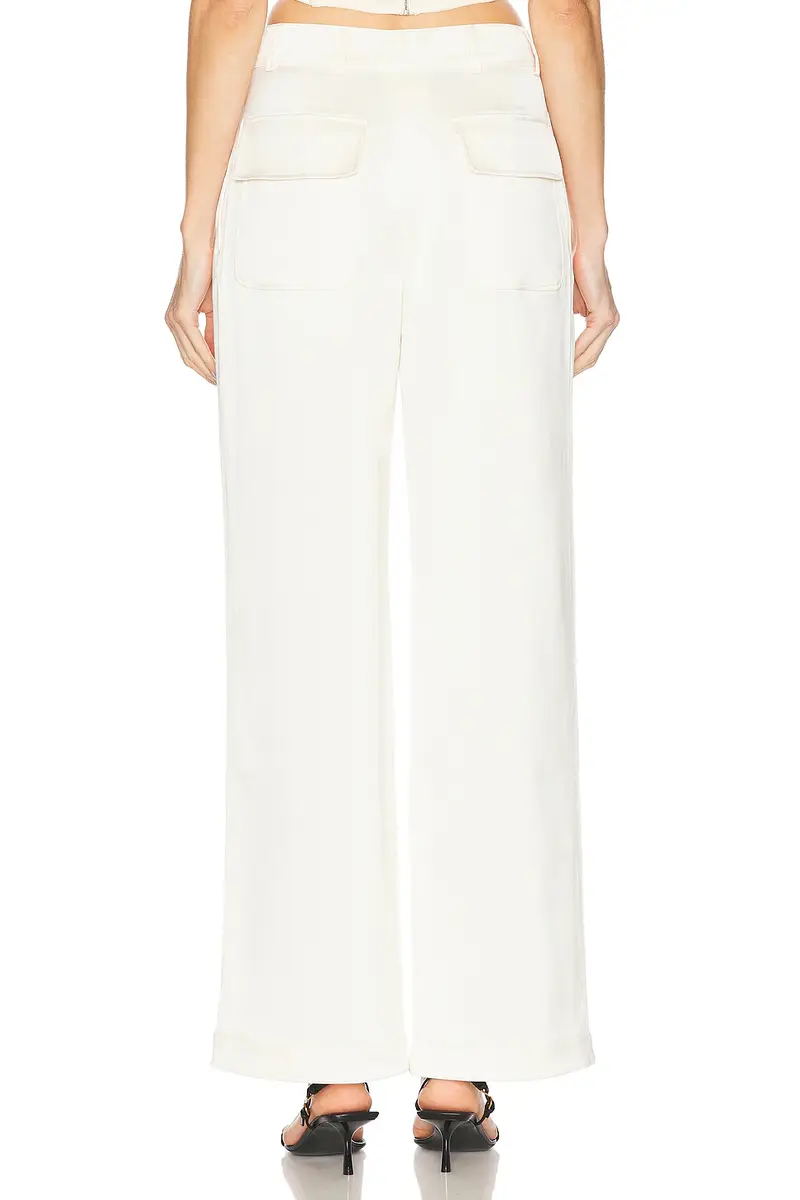 Fleur du Mal Satin Relaxed Pant | Thumbnail 4