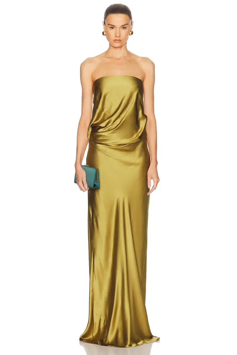 THE SEI Draped Strapless Gown | Image 1 THE SEI Draped Strapless Gown | Image 1