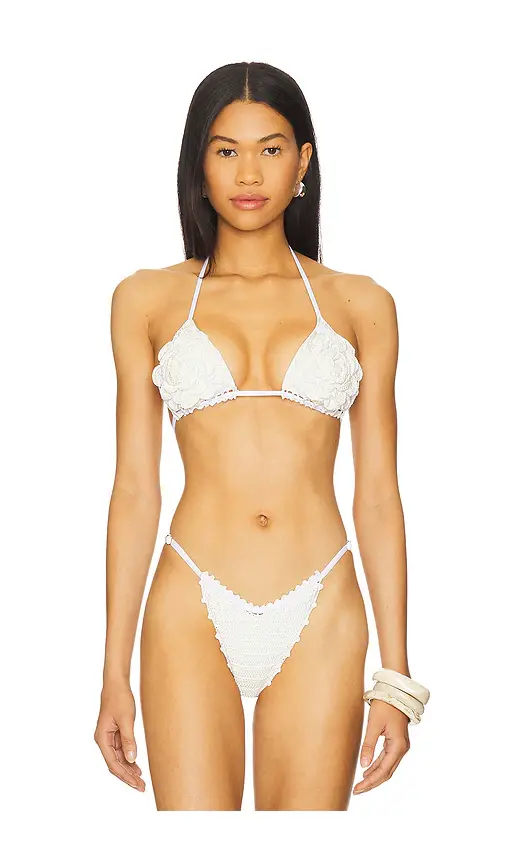 x REVOLVE Rose Bikini Top x REVOLVE Rose Bikini Top