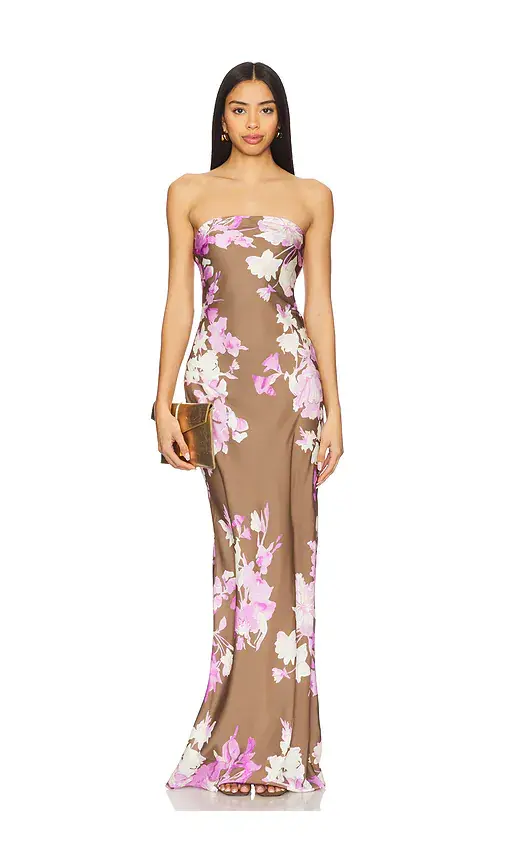 ROCOCO SAND Maxi Strapless Dress