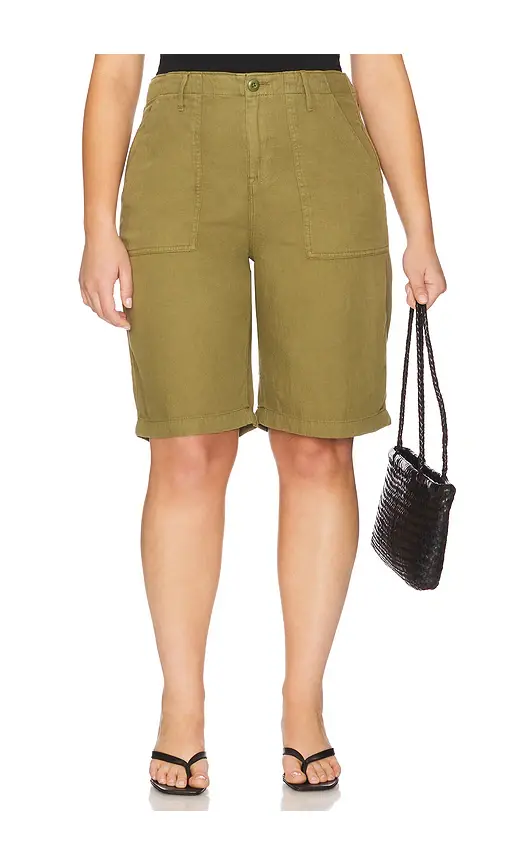 GOOD AMERICAN Lite Linen Bermuda Short | Thumbnail 2