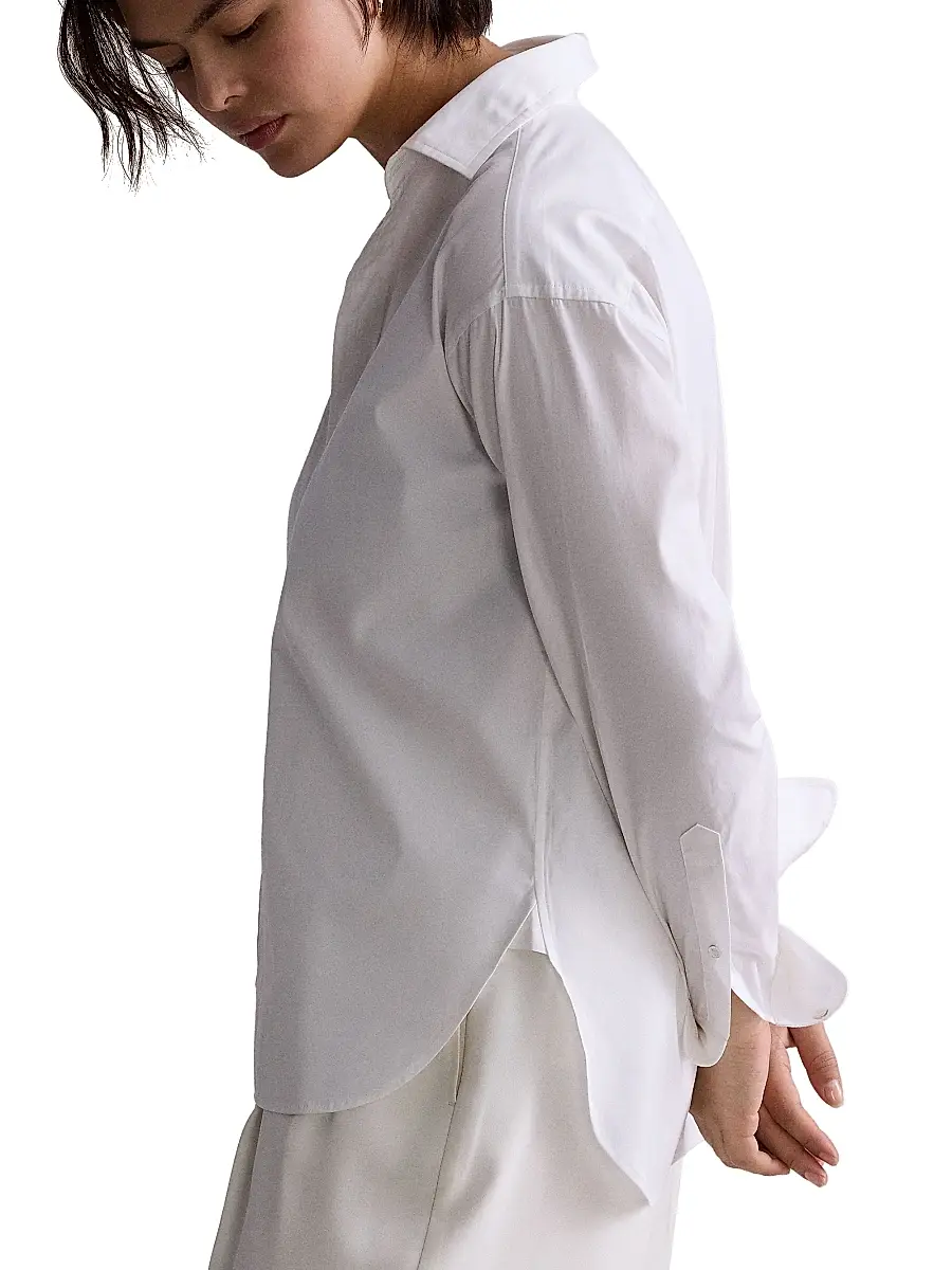Polo Ralph Lauren Women's Relaxed Fit Cotton Shirt | Thumbnail 7 Polo Ralph Lauren Women's Relaxed Fit Cotton Shirt | Thumbnail 7