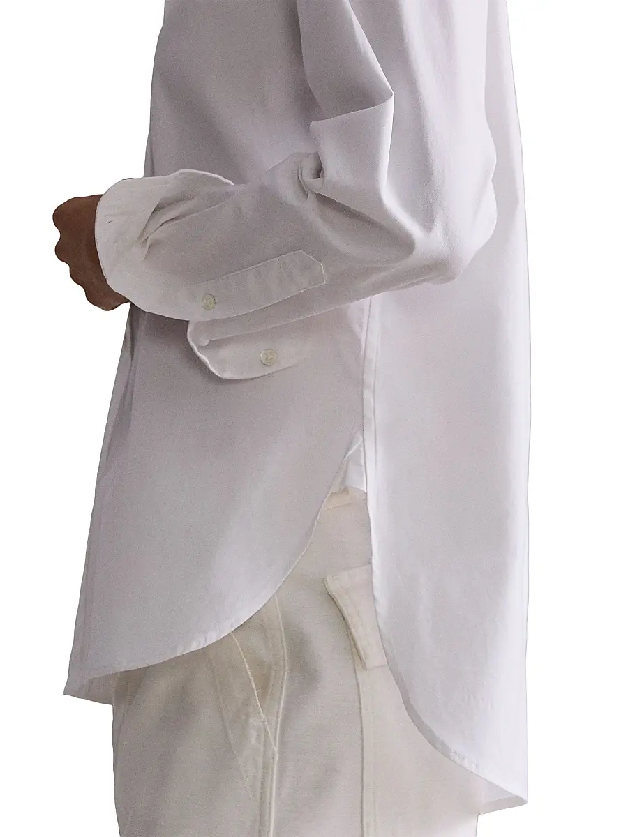 Polo Ralph Lauren Women's Relaxed Fit Cotton Shirt | Thumbnail 9 Polo Ralph Lauren Women's Relaxed Fit Cotton Shirt | Thumbnail 9