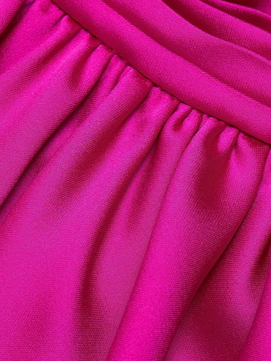 Ramy Brook Women's Nari Satin Halter Minidress | Thumbnail 7 Ramy Brook Women's Nari Satin Halter Minidress | Thumbnail 7