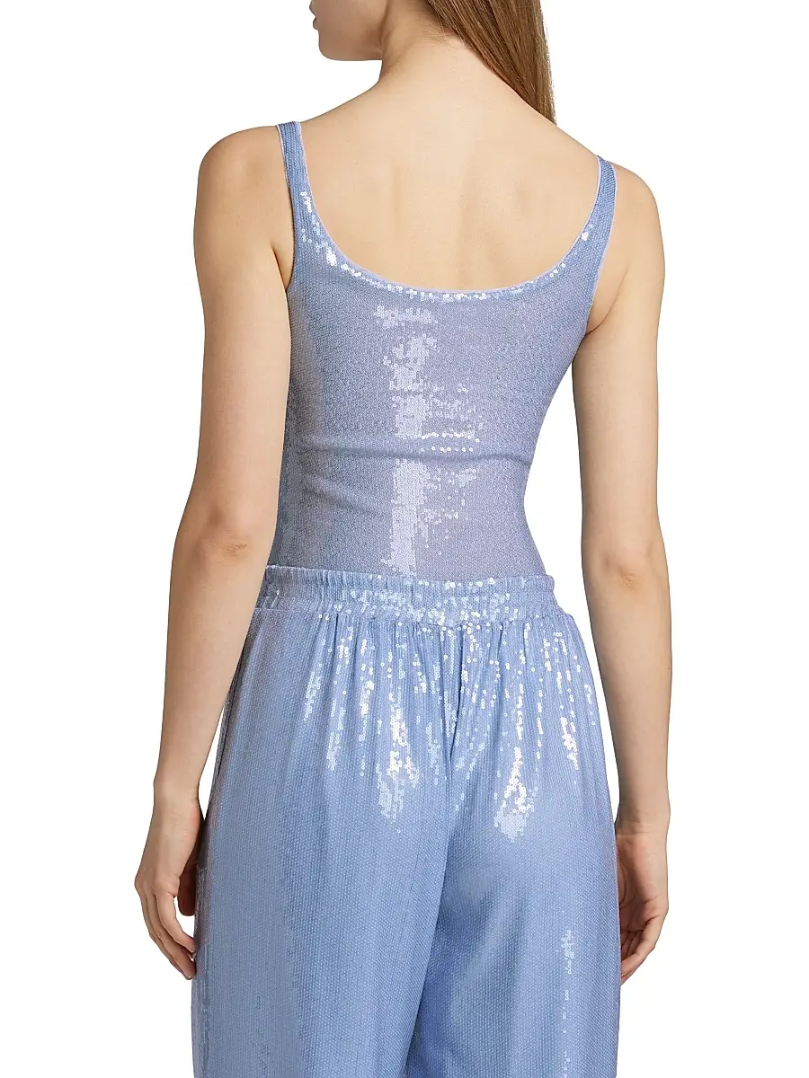 Generation Love Women's Dina Semi-Sheer Sequin Bodysuit | Thumbnail 5 Generation Love Women's Dina Semi-Sheer Sequin Bodysuit | Thumbnail 5