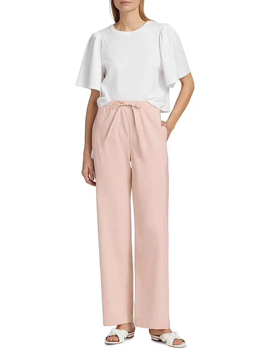 rag & bone Women's Logan Linen-Blend Beach Pants | Thumbnail 2