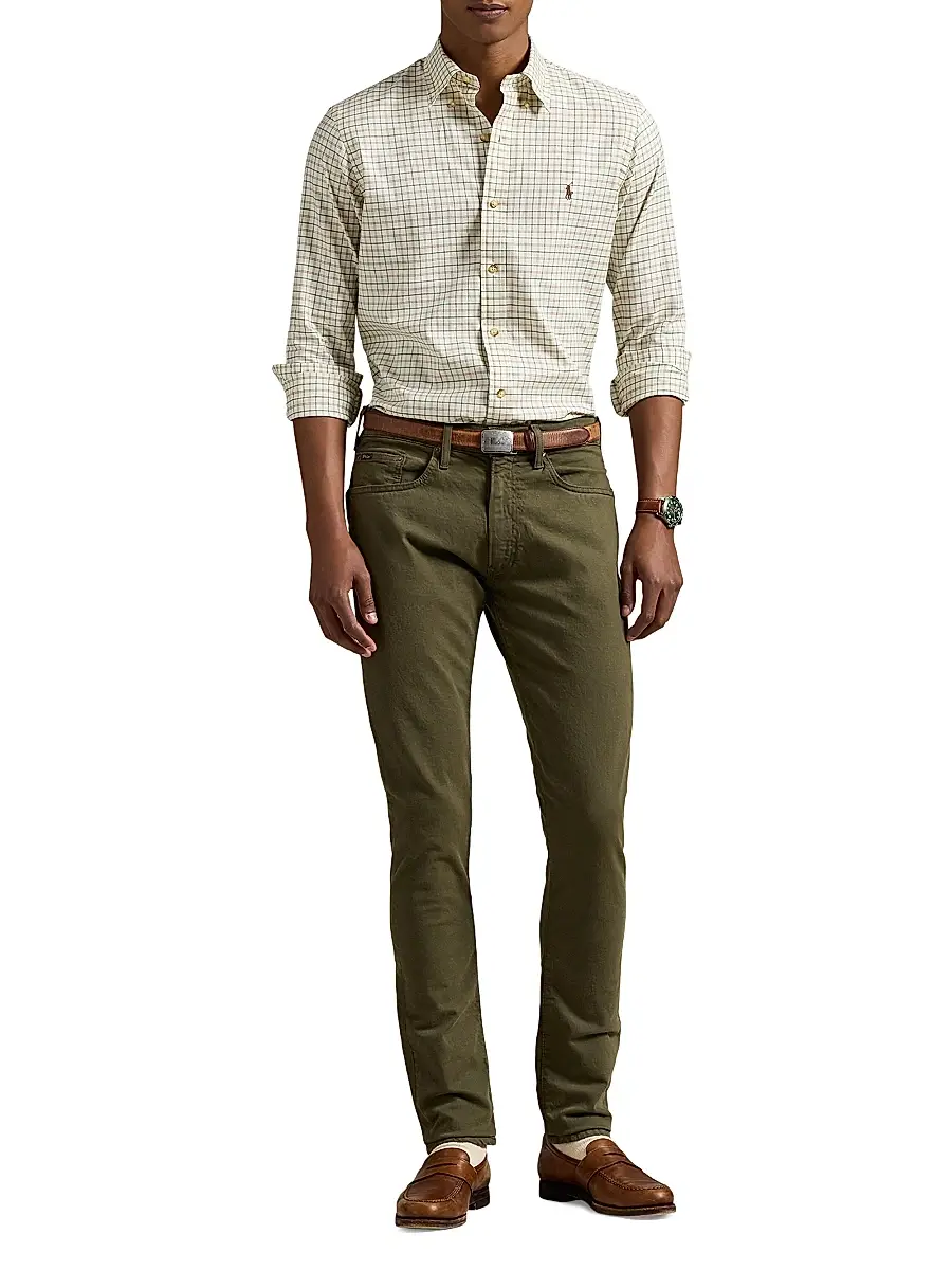 Polo Ralph Lauren Men's Plaid Cotton Twill Sport Shirt | Thumbnail 2 Polo Ralph Lauren Men's Plaid Cotton Twill Sport Shirt | Thumbnail 2