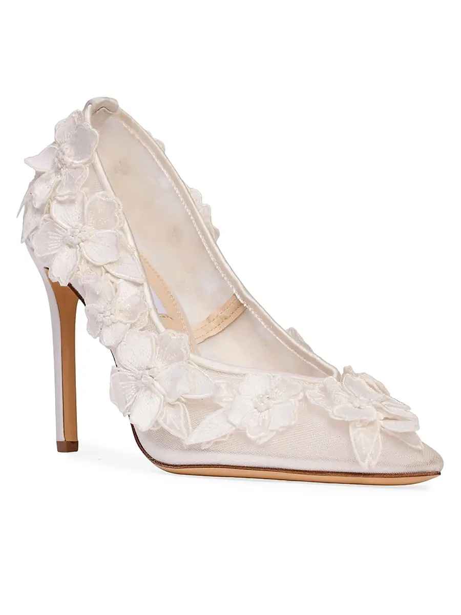 Anne Barge Women's La Rose Satin Pumps | Thumbnail 3 Anne Barge Women's La Rose Satin Pumps | Thumbnail 3