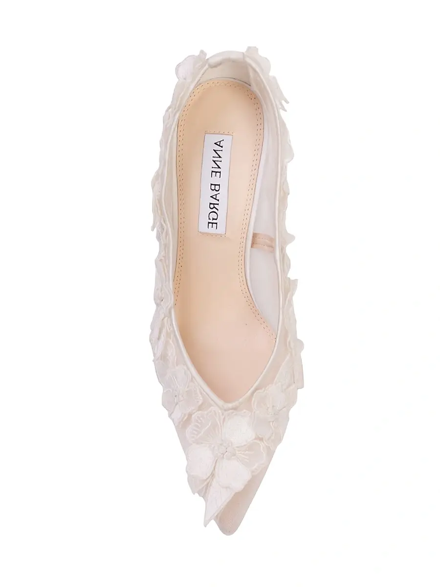 Anne Barge Women's La Rose Satin Pumps | Thumbnail 6 Anne Barge Women's La Rose Satin Pumps | Thumbnail 6