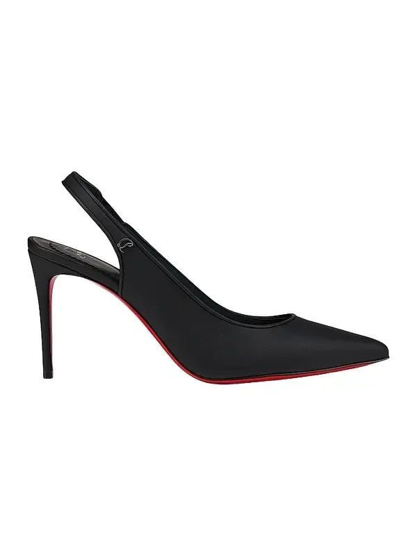Christian Louboutin Women's Sporty Kate 85MM Leather Slingback Pumps | Thumbnail 1 Christian Louboutin Women's Sporty Kate 85MM Leather Slingback Pumps | Thumbnail 1