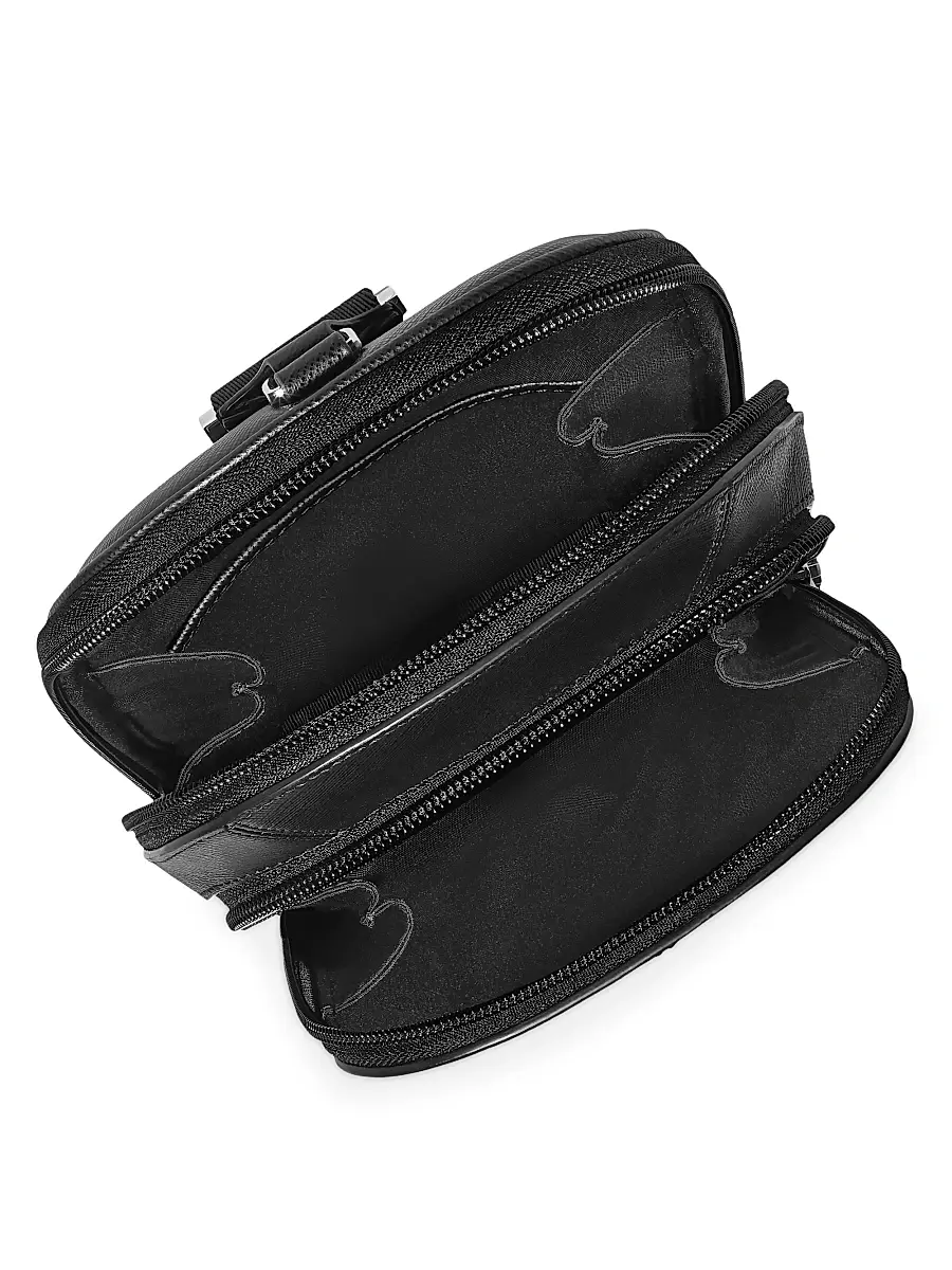 Montblanc Men's Extreme 3.0 Leather Sling Shoulder Bag - Dark Red | Thumbnail 2