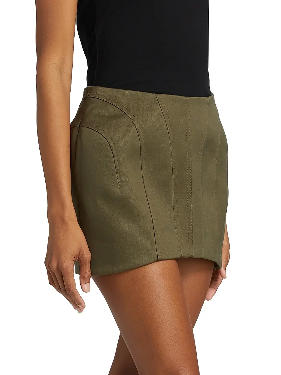 Mugler Women's Jupe Structured Miniskirt | Thumbnail 4 Mugler Women's Jupe Structured Miniskirt | Thumbnail 4