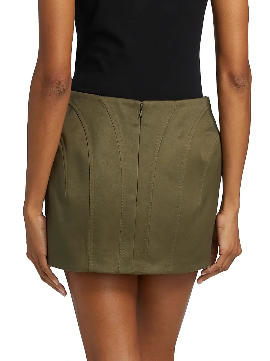 Mugler Women's Jupe Structured Miniskirt | Thumbnail 5 Mugler Women's Jupe Structured Miniskirt | Thumbnail 5